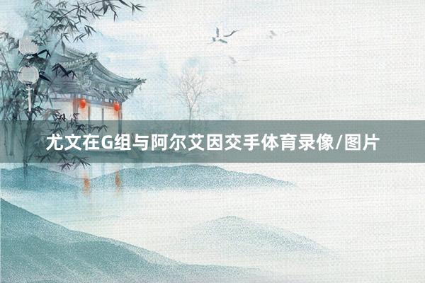 尤文在G组与阿尔艾因交手体育录像/图片