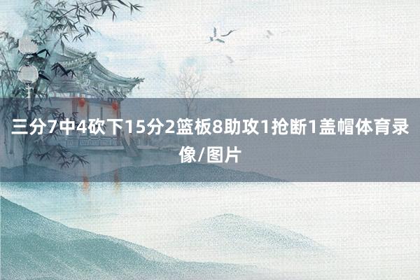 三分7中4砍下15分2篮板8助攻1抢断1盖帽体育录像/图片