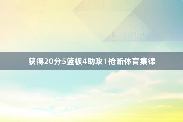 获得20分5篮板4助攻1抢断体育集锦