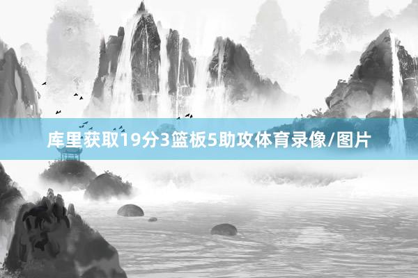 库里获取19分3篮板5助攻体育录像/图片
